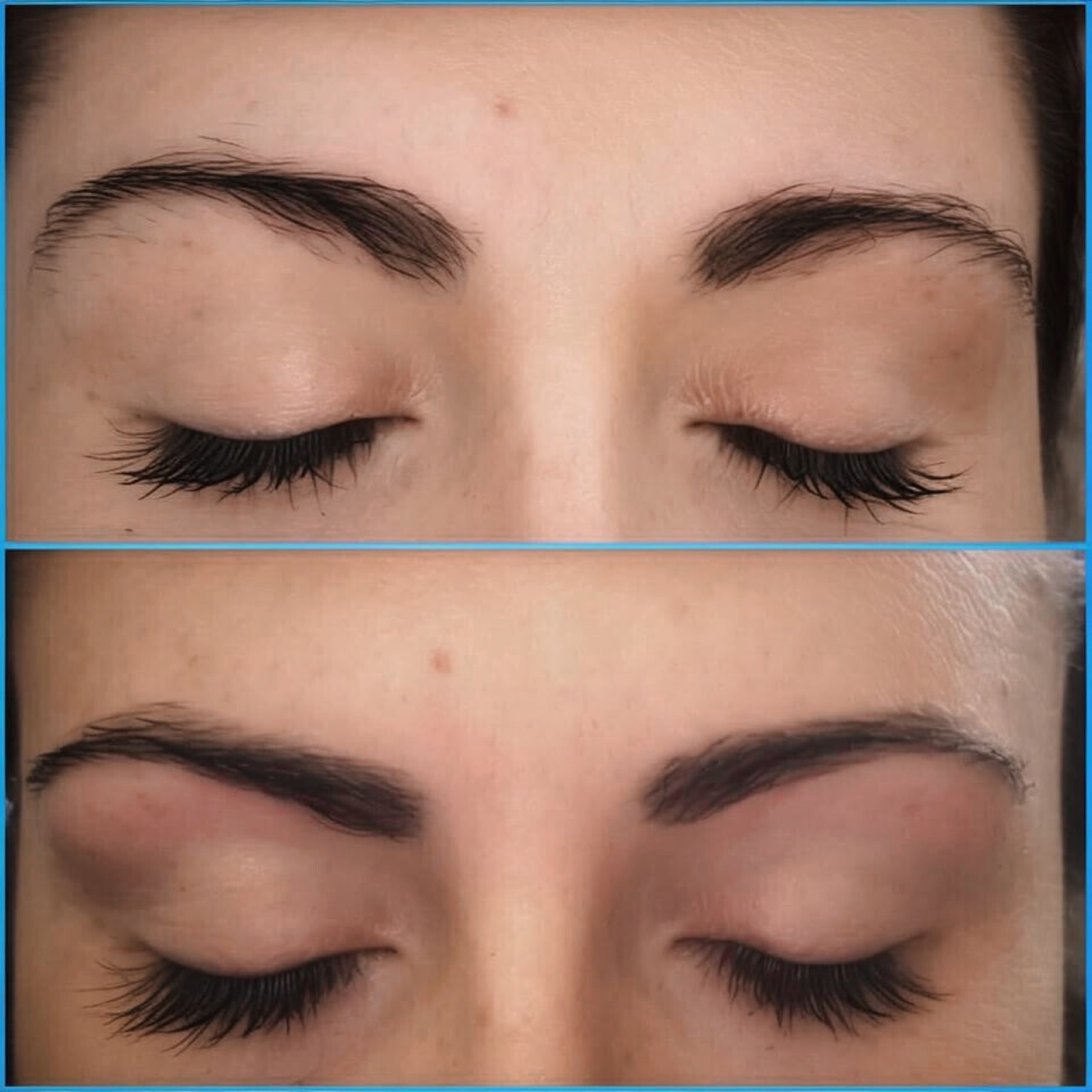 Brow tinting
